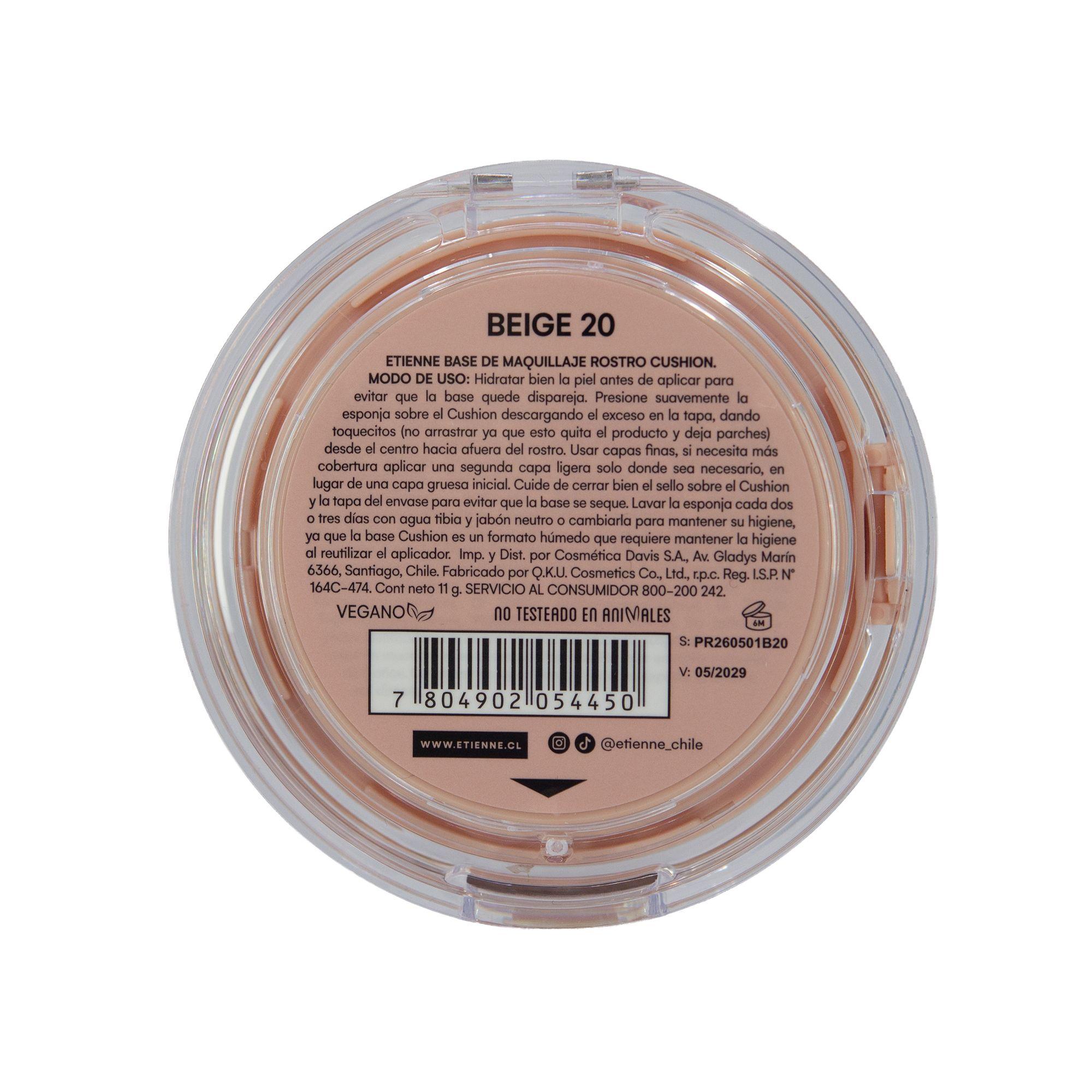 Etienne Privee Base Cushion 50Spf Tono Beige N° 20-2