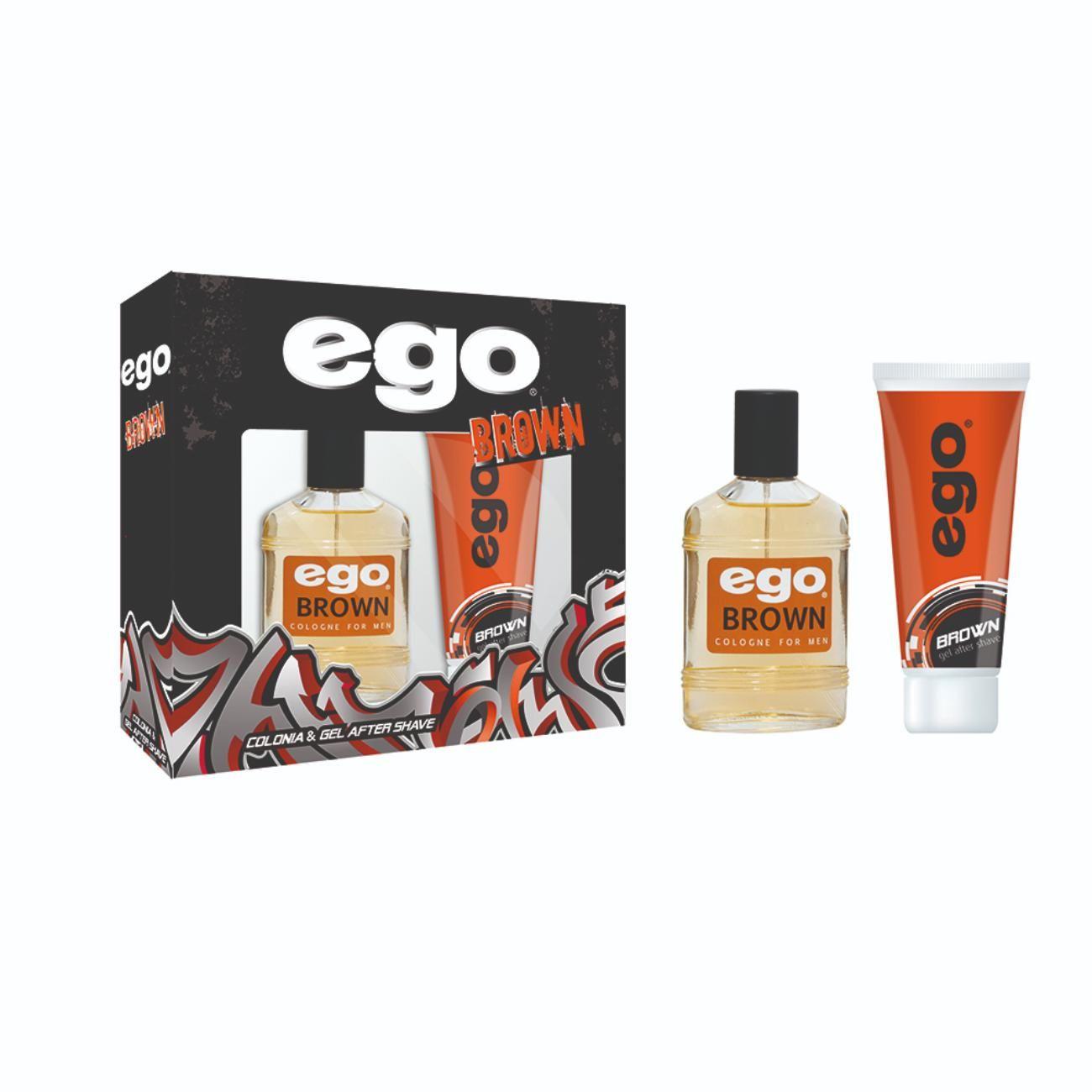 Set Ego Brown + Gel After Shave-1