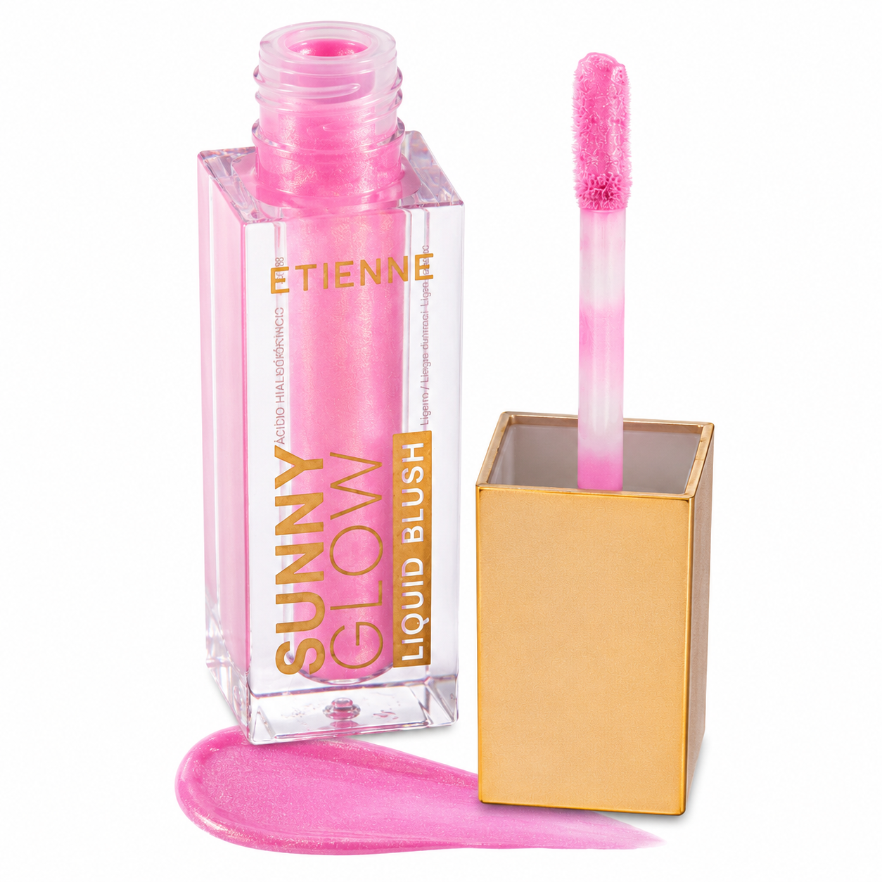 Etienne Rubor Líquido Sunny Glow Tono Rose-3