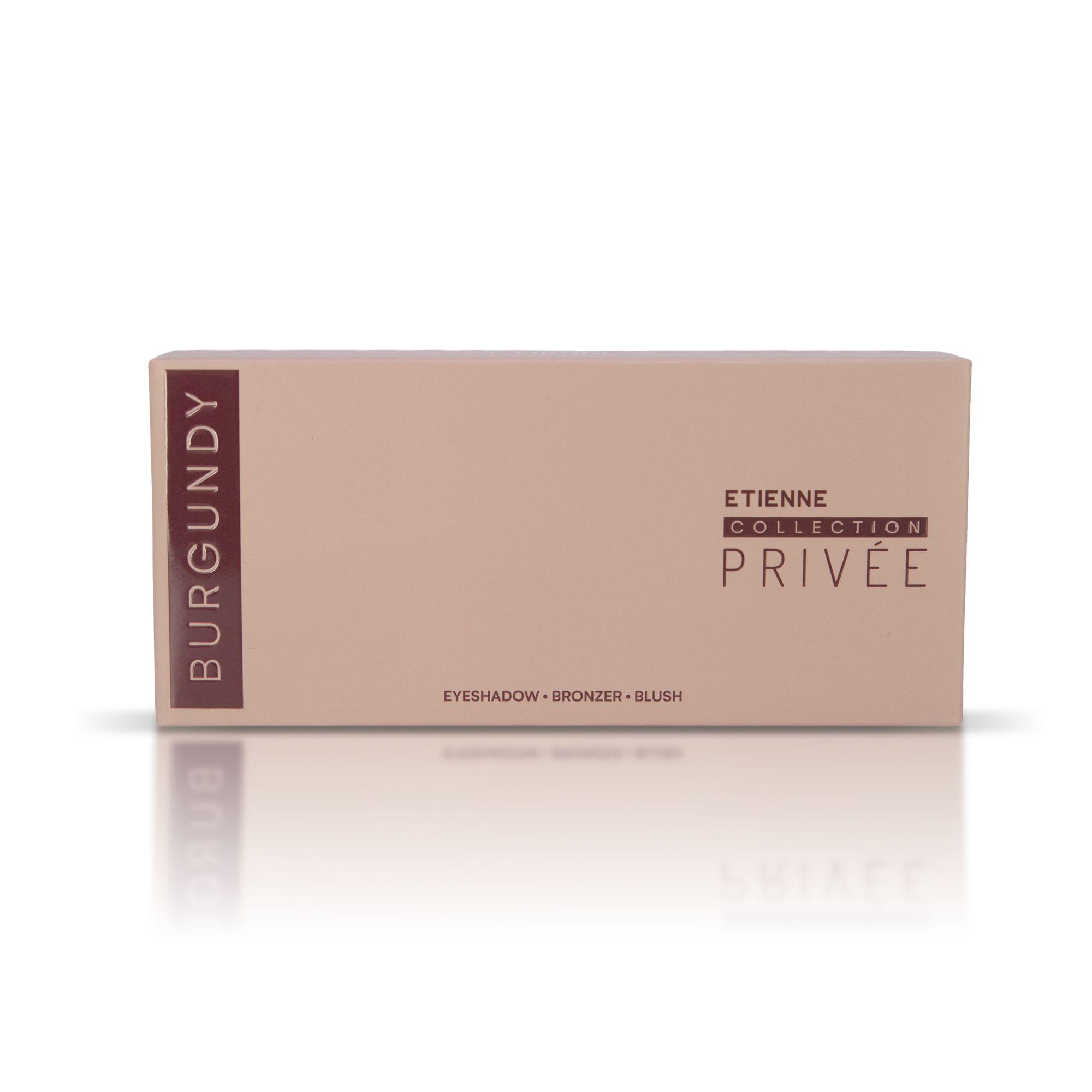 Etienne Privee Paleta De Sombras, Rubor Y Bronzer Burgundy-0