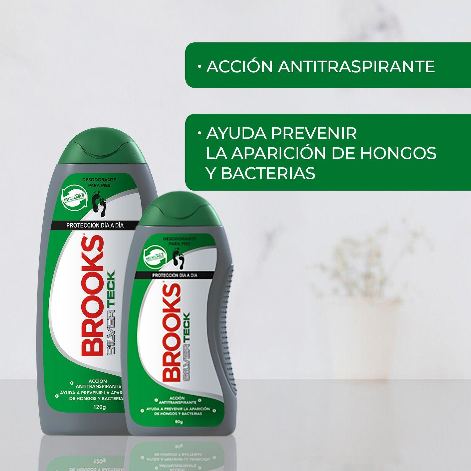 Pack Talco Silverteck 120gr + Talco 80gr Brooks-3