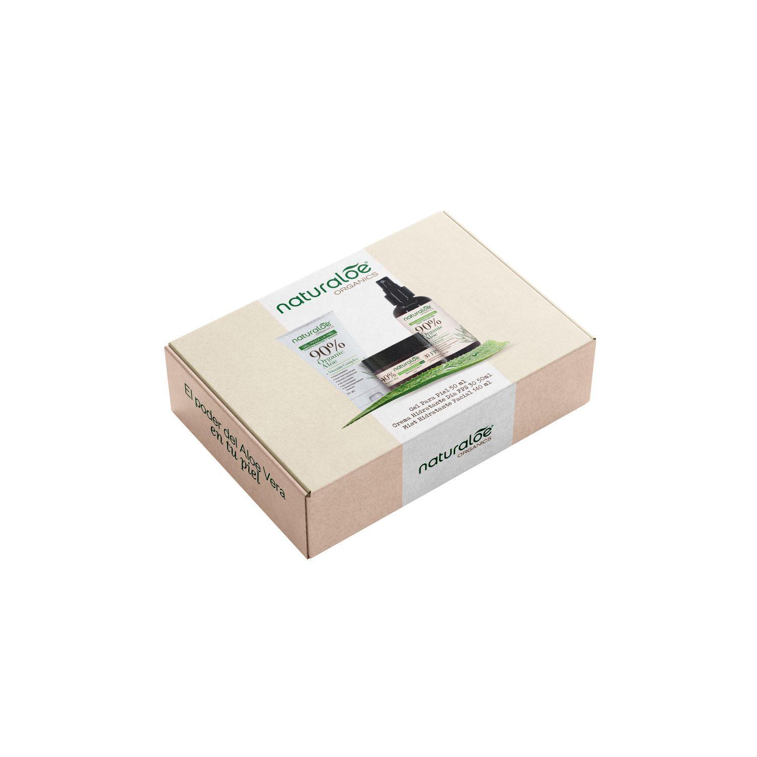 Set Naturaloe Crema día + Mist Facial + Gel hidratante-2