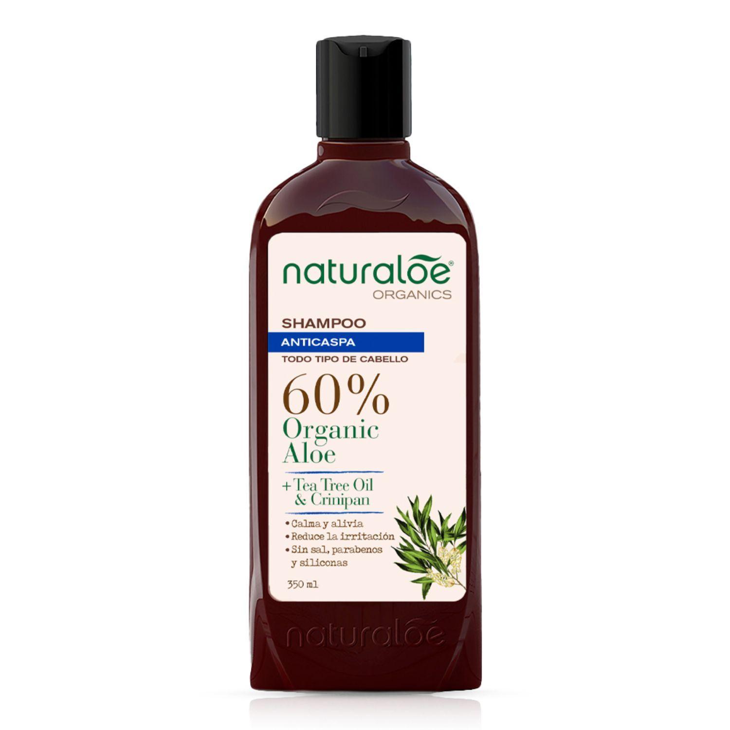 Shampoo Naturaloe Anticaspa con Aceite de Tea Tree 350 ml-0