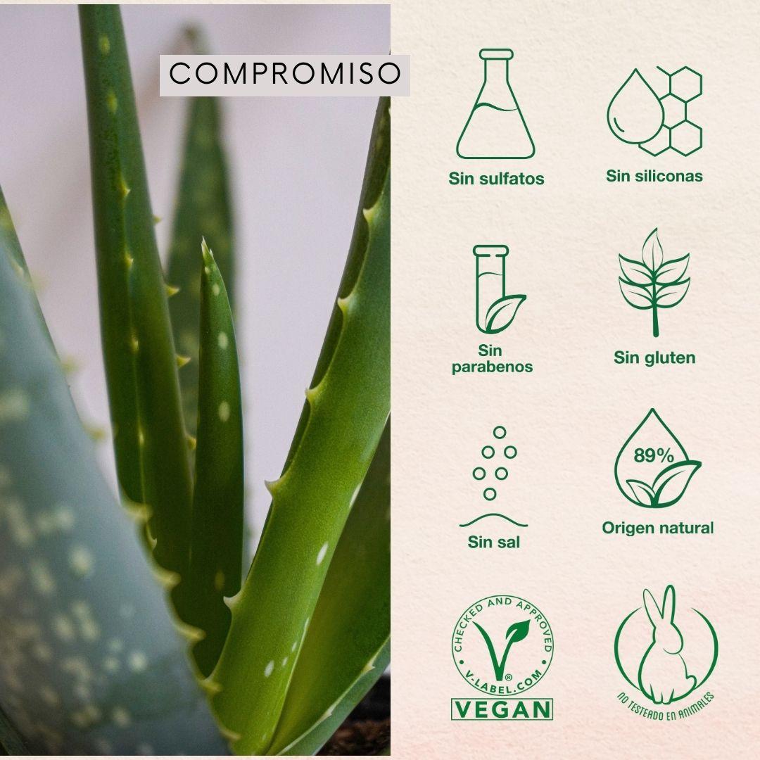 Shampoo Naturaloe Anticaspa con Aceite de Tea Tree 350 ml-3