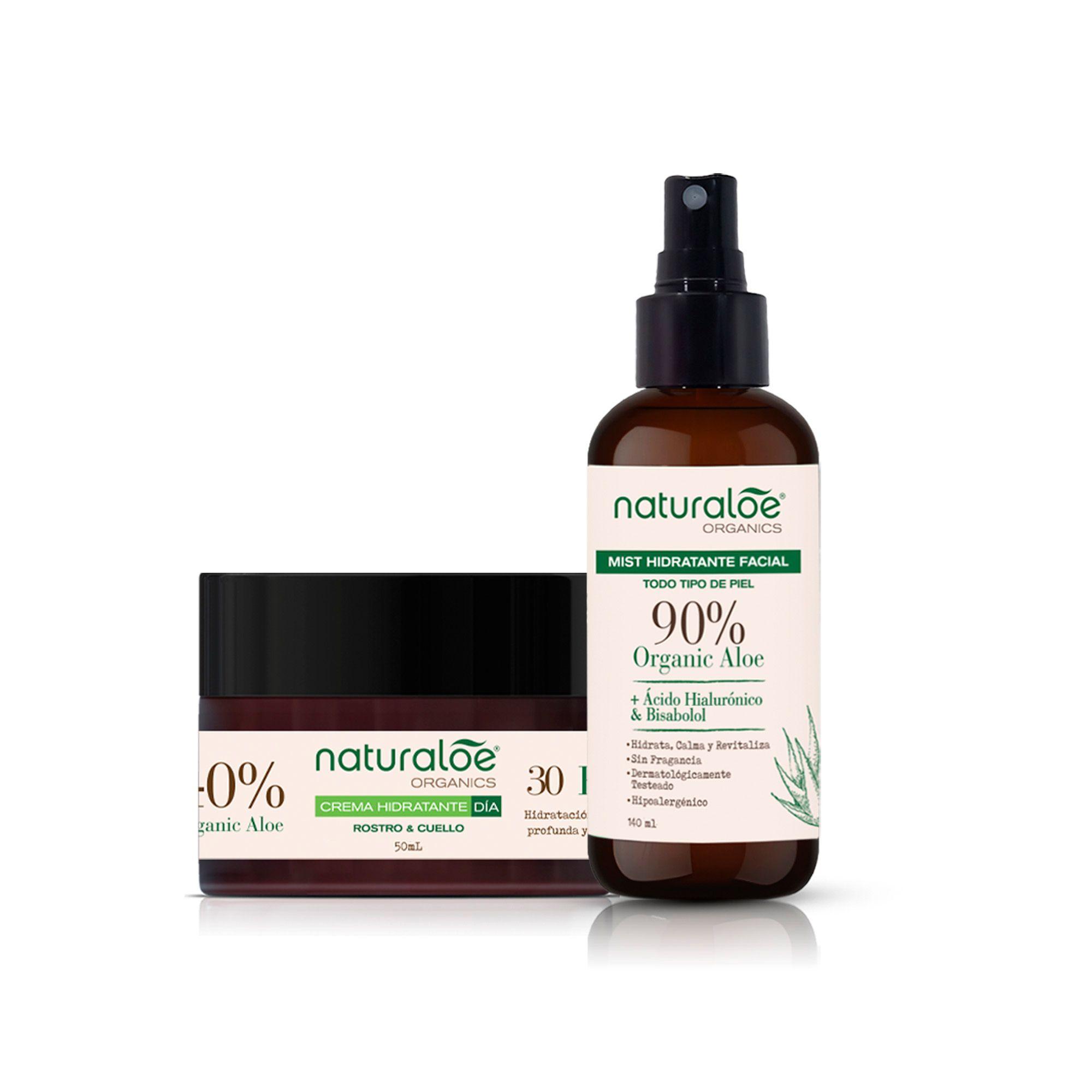 Naturaloe Set Hidratación Mist 140ml + Crema Día FPS30-2