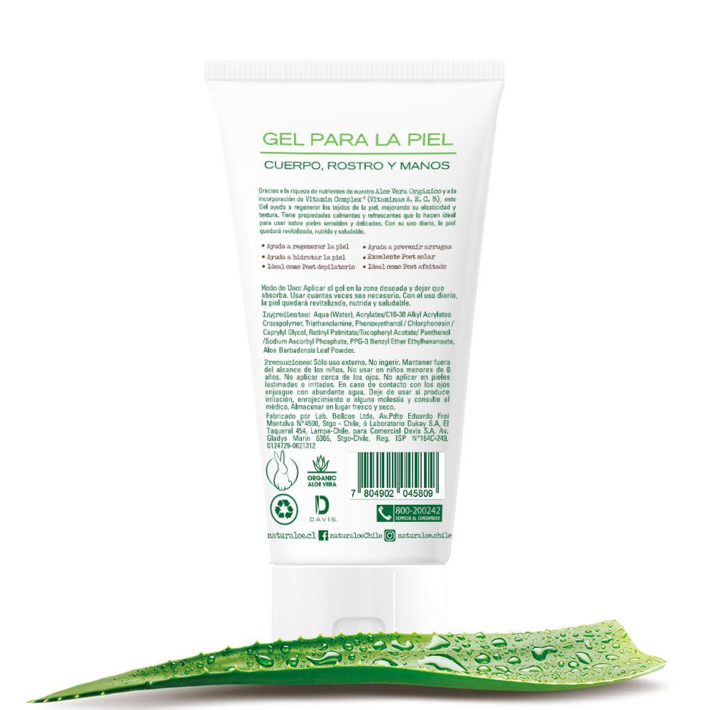 Gel de Piel Aloe Vera Orgánico 50ml-1