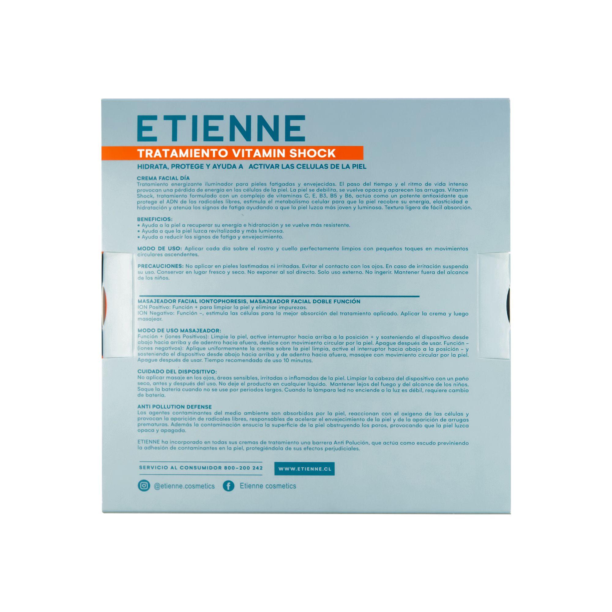 Set Etienne Crema Día Vitamin Shock + Máquina-2