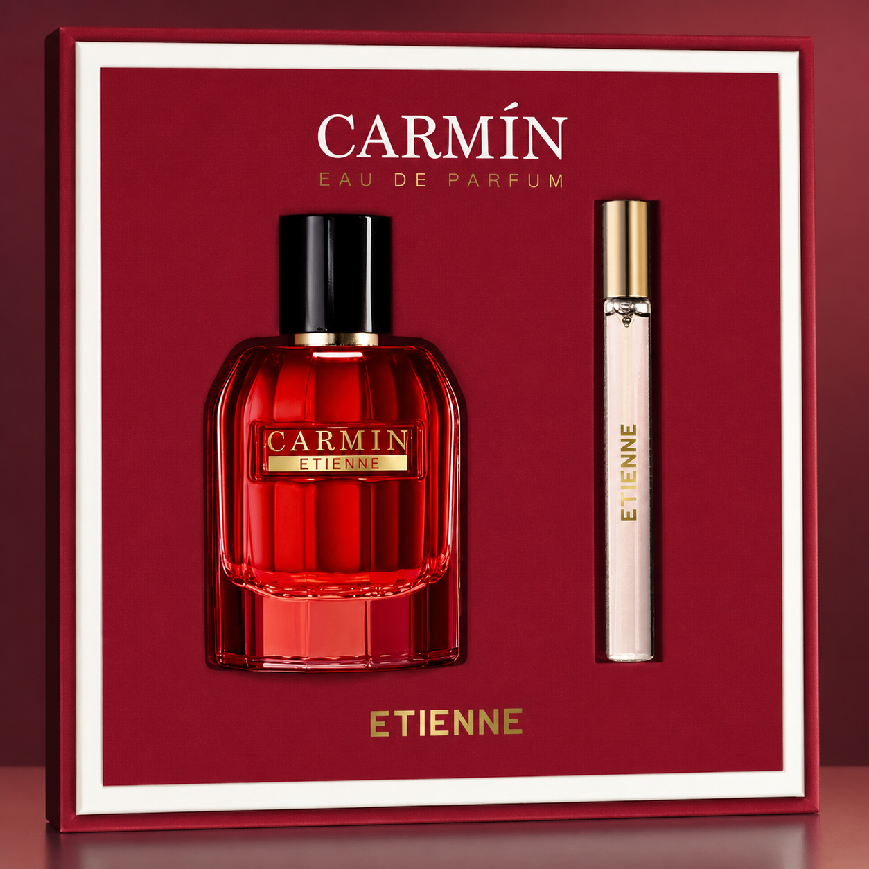Etienne Eau The Parfum Carmín 80 ml + Perfumero 10 ml-2