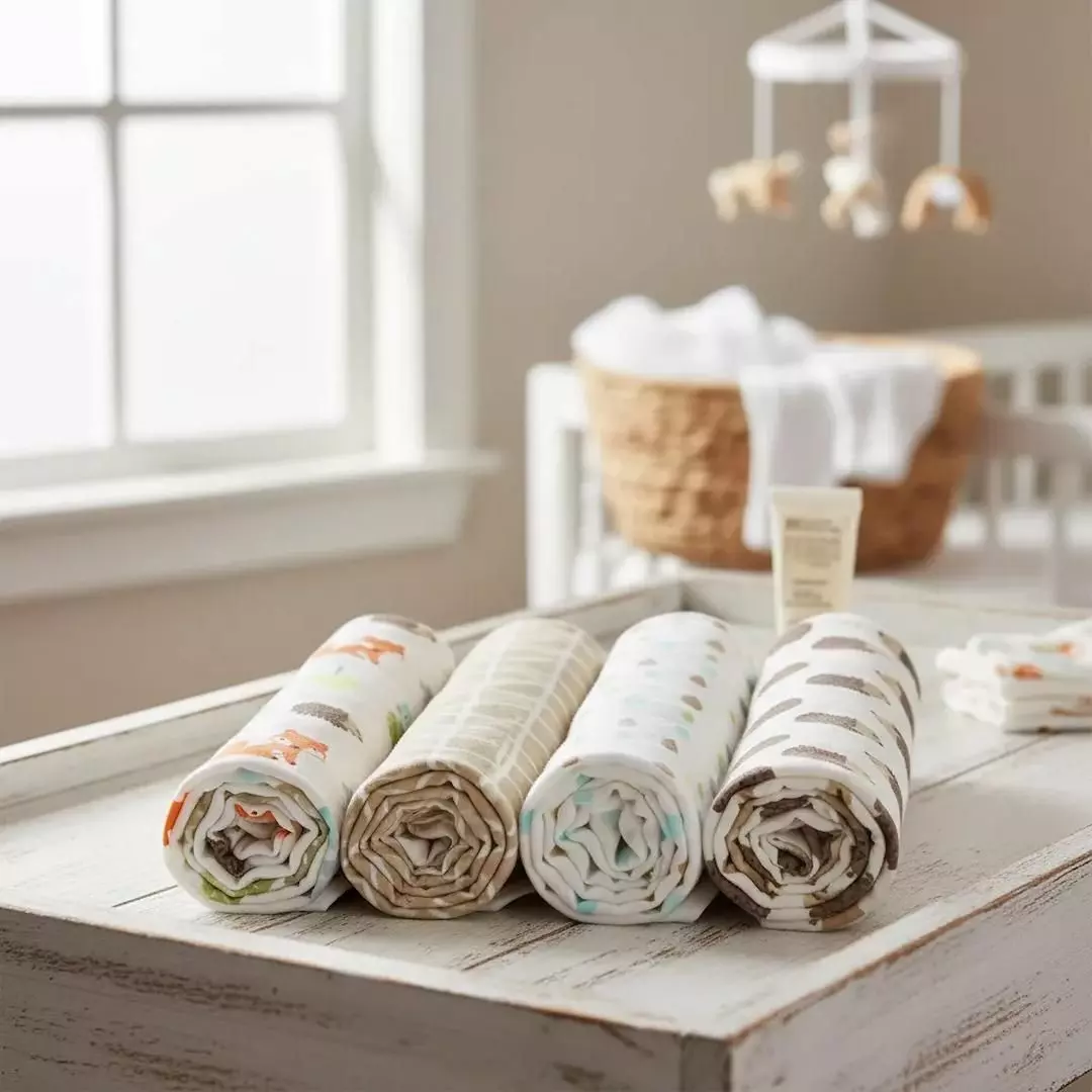 Set 4 Tutos Bebé Franela 100 Algodón 76 X 76 Cm Babymine-4