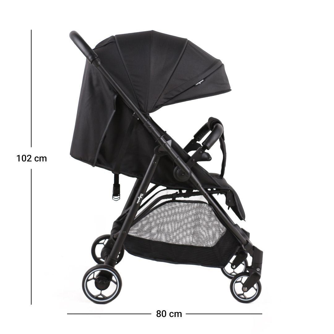 Coche de Paseo Reversible High Negro Babymine-3