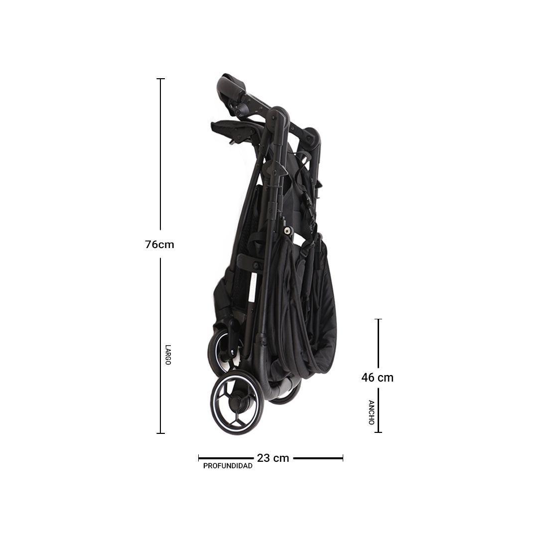 Coche de Paseo Reversible High Negro Babymine-4