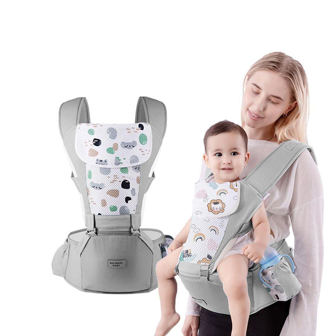 Porta Bebé Ergonómico Asiento Multifuncional 6 En 1 Colores-1