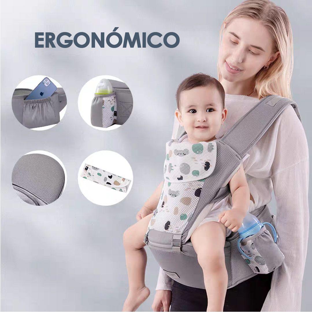 Porta Bebé Ergonómico Asiento Multifuncional 6 En 1 Colores-4
