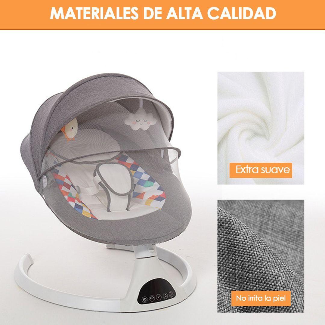 Silla Mecedora Eléctrica Táctil para Bebé - BABYMINE-2