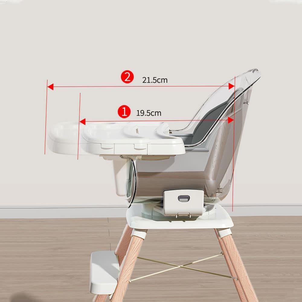 Silla de Comer Giratoria 360 Rosada - Babymine-6