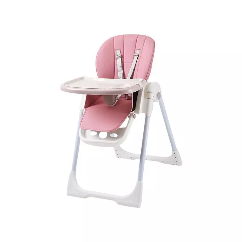 Silla de Comer Plegable Evolution Rosada - Babymine-1