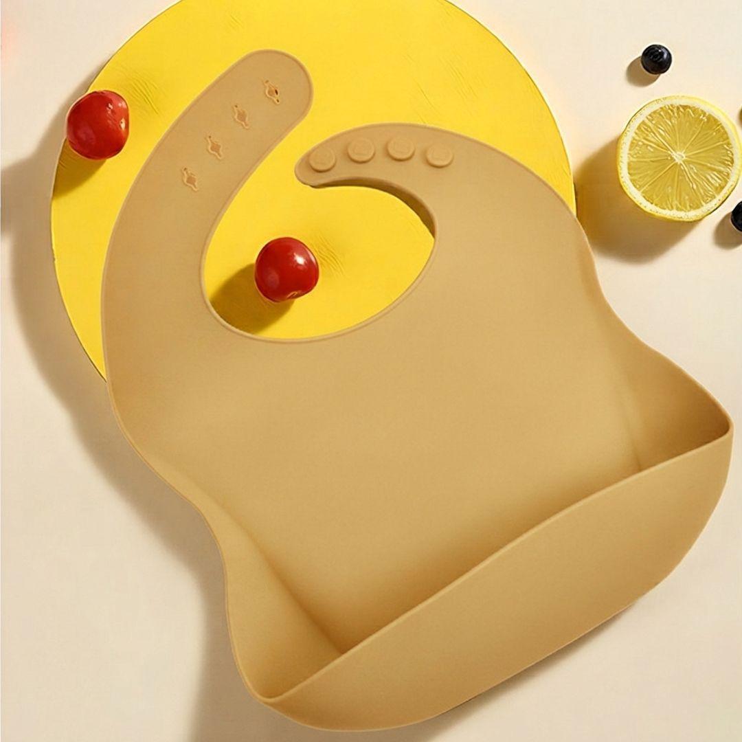 Set De Alimentación Silicona Bebé 4 Piezas BABYMINE Silicona BPA Free Ventosa-4