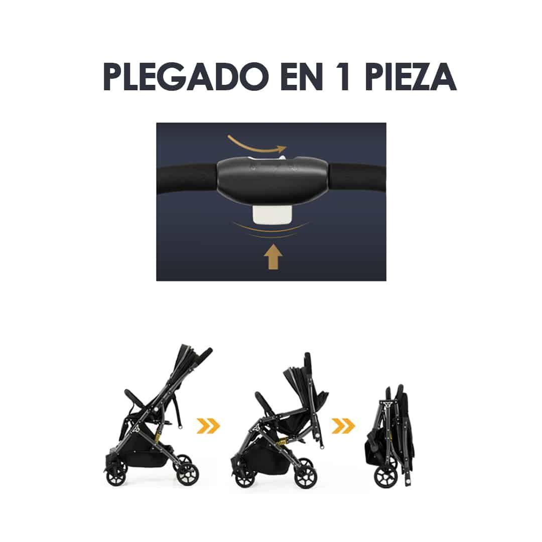 Coche de Bebé Reversible Maleta LuxRide Mickey – BABYMINE-5