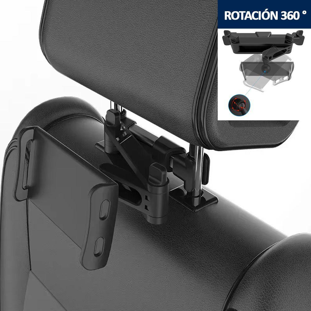 Soporte para Tablet y Teléfono en Auto – Ideal para Viajes con Niños-2
