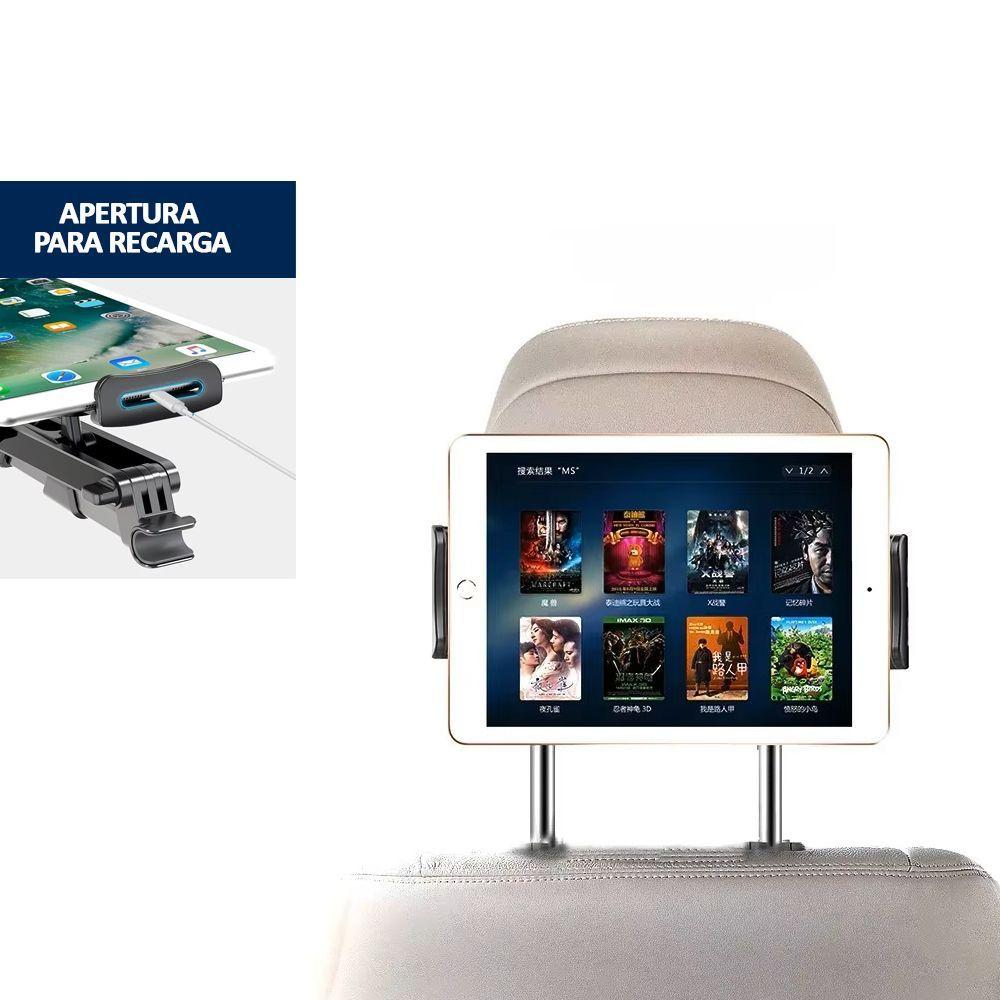 Soporte para Tablet y Teléfono en Auto – Ideal para Viajes con Niños-3