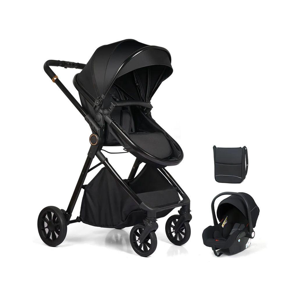 Coche De Bebé y Silla Nido Bolso Prime Negro - BABYMINE-3