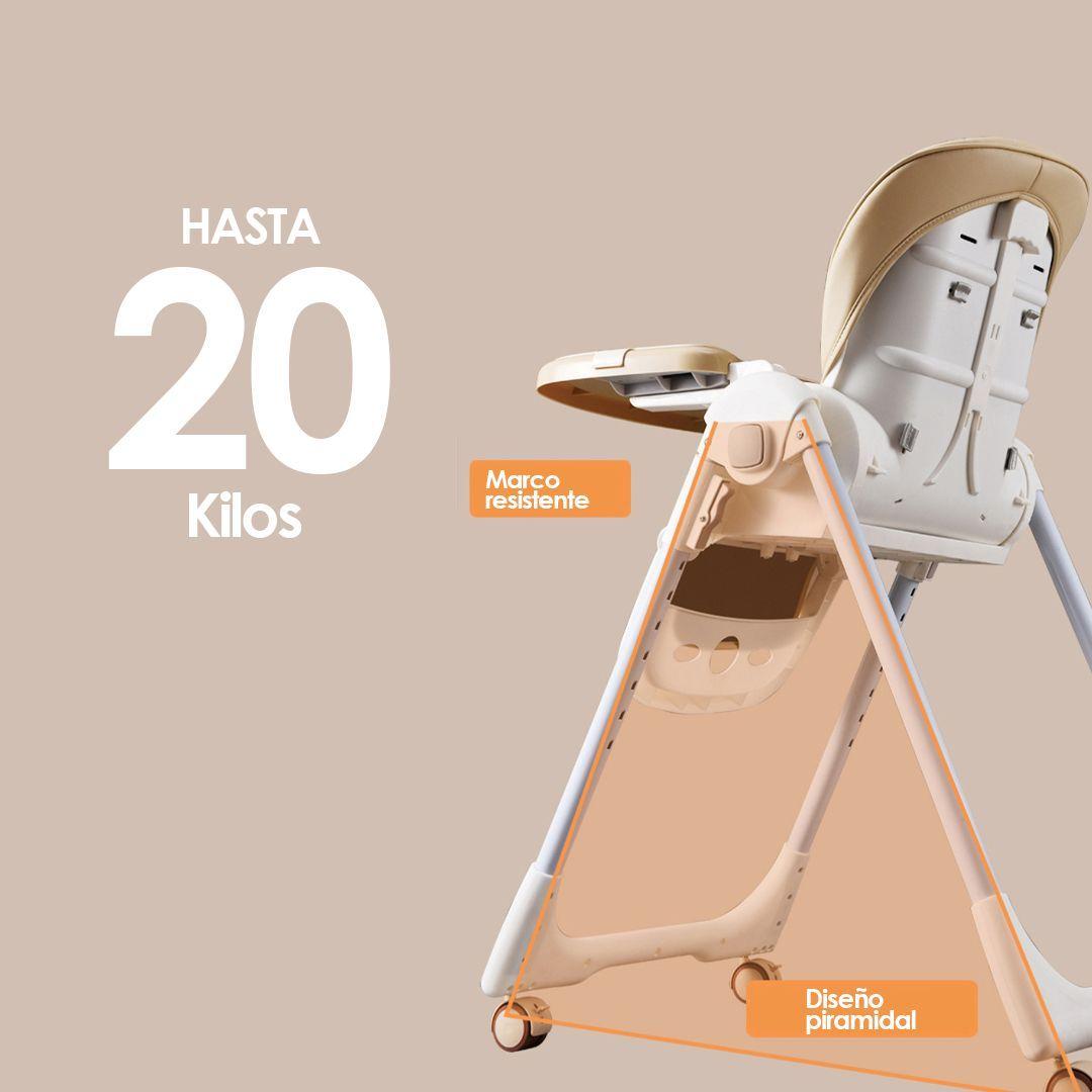 Silla de Comer Plegable Evolution Motivo Verde-2