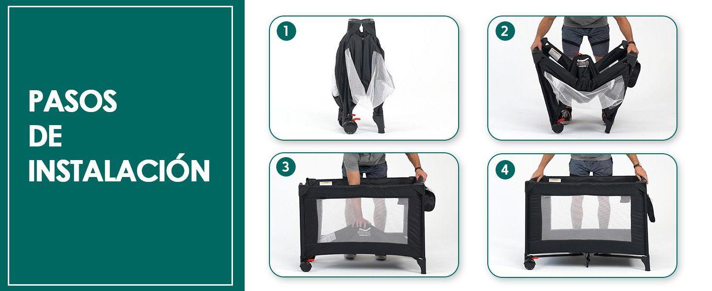 Cuna Corral Para bebé Babelio 2 en 1  Babymine-6