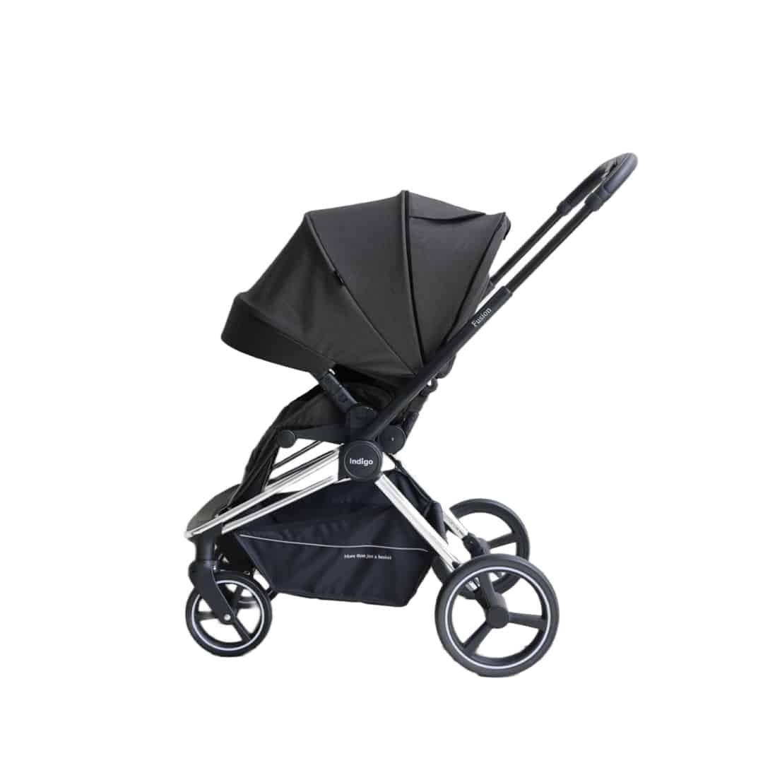 Coche Plegado Compacto Indigo Negro-6
