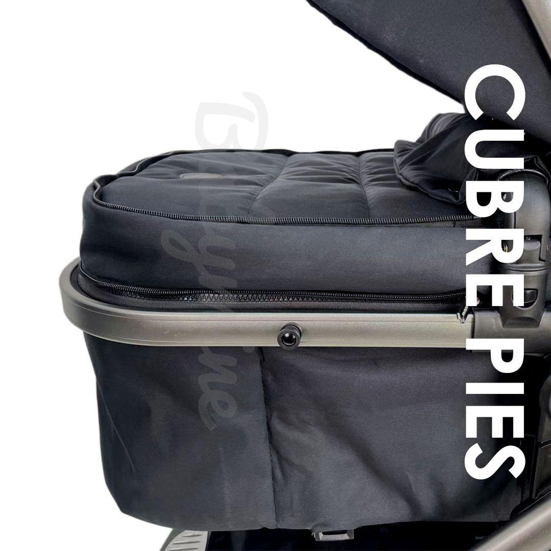 Coche Cuna Con Filtro UV y Bolso Pañalero Café BABYMINE-4