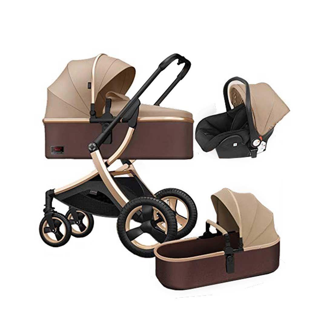 Coche de Bebé Travel System Simple Life Beige-0