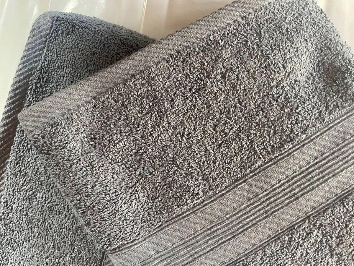 Juego De Toallas Gris 450 Grs/m2 (baño Y Mano)-3