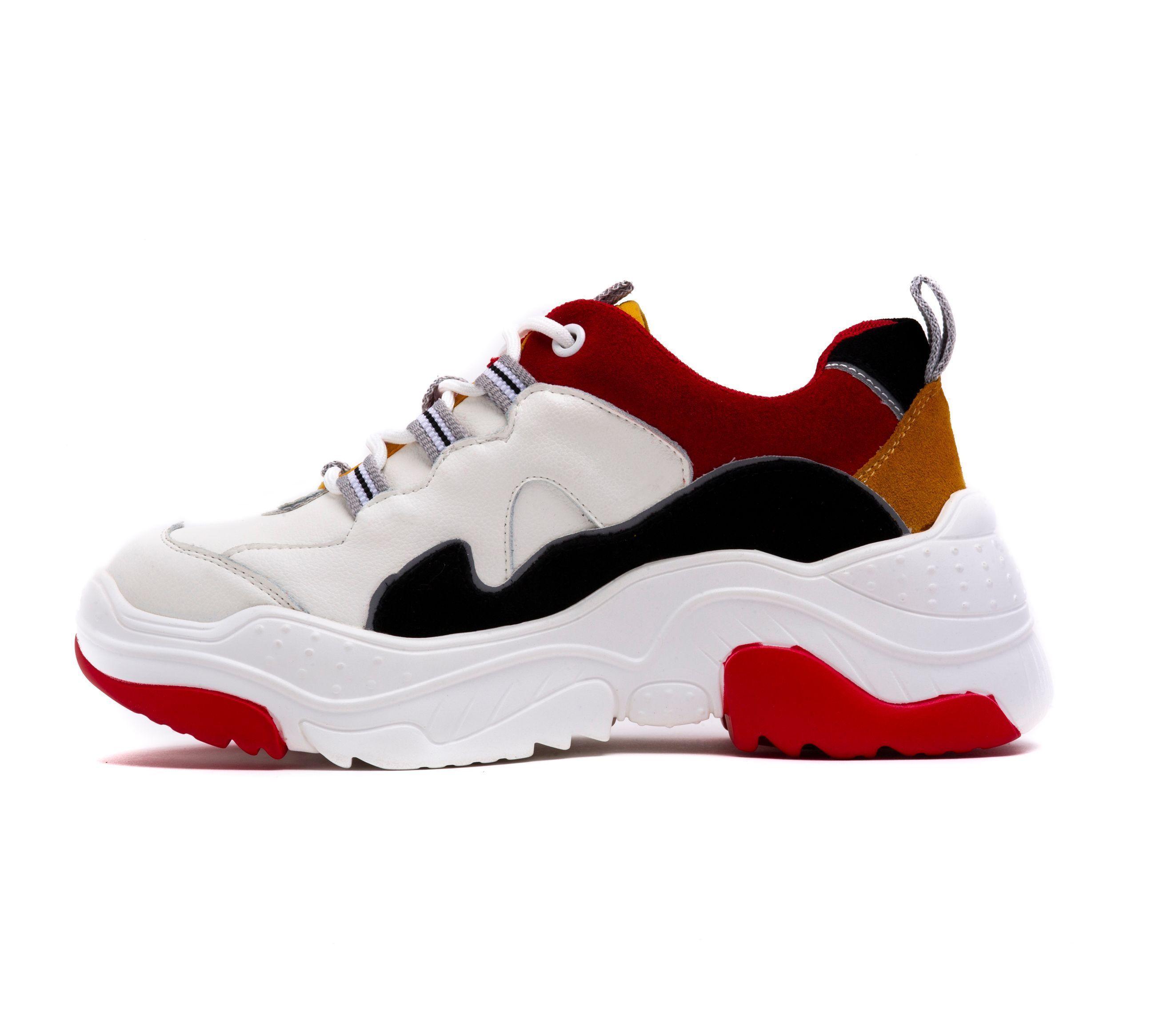 Zapatilla Sk Chunky 7612 Rojo-2