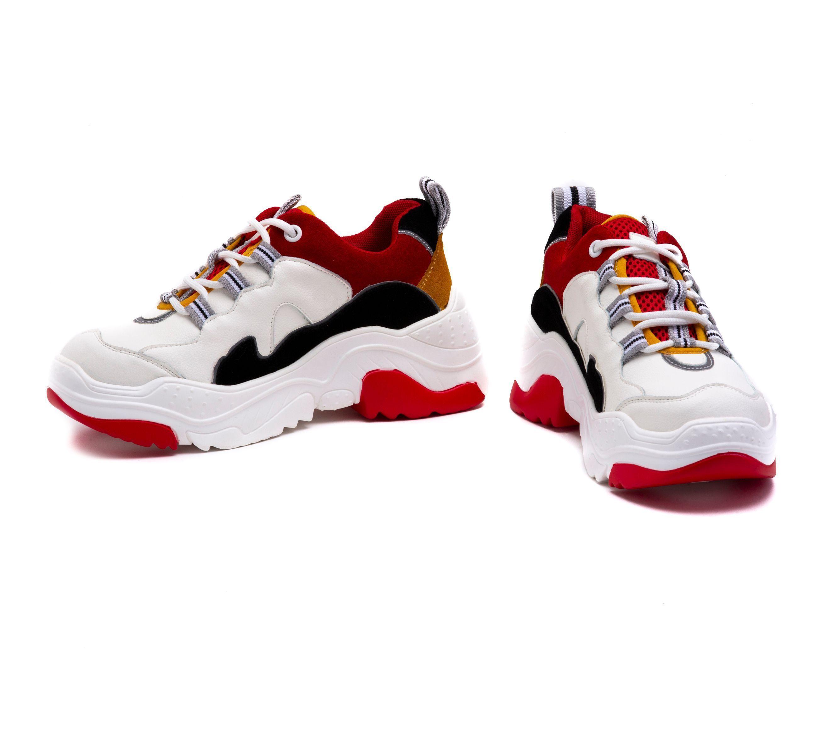 Zapatilla Sk Chunky 7612 Rojo-3