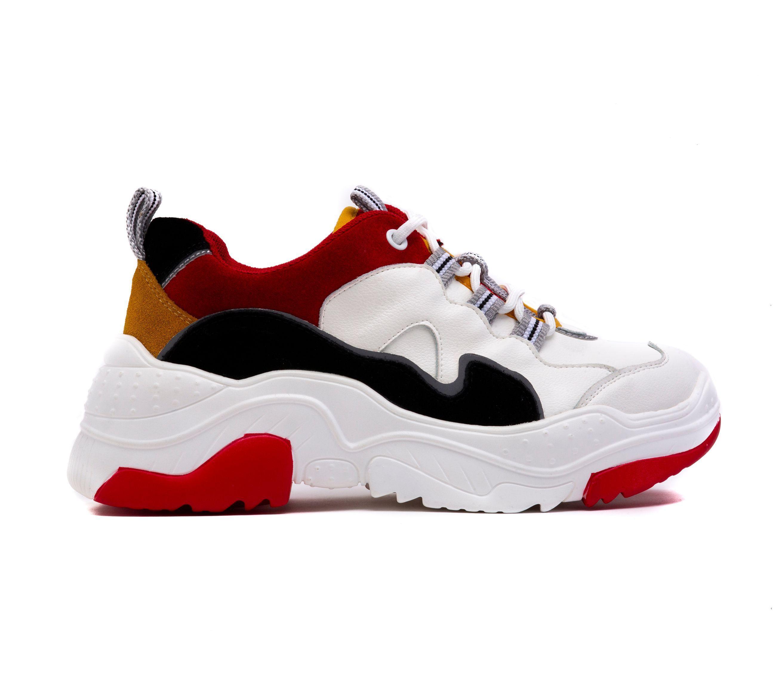 Zapatilla Sk Chunky 7612 Rojo-1