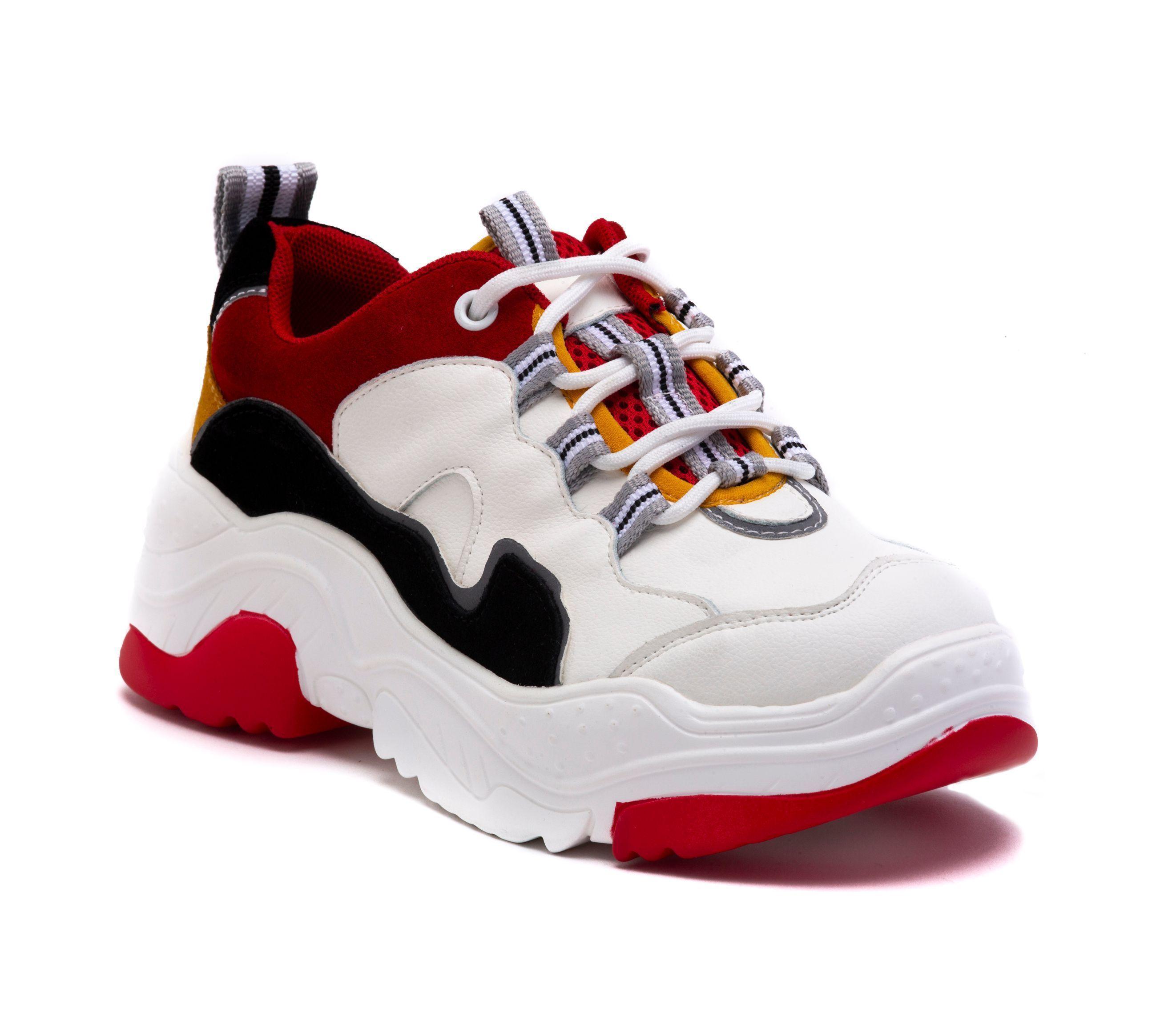 Zapatilla Sk Chunky 7612 Rojo-0