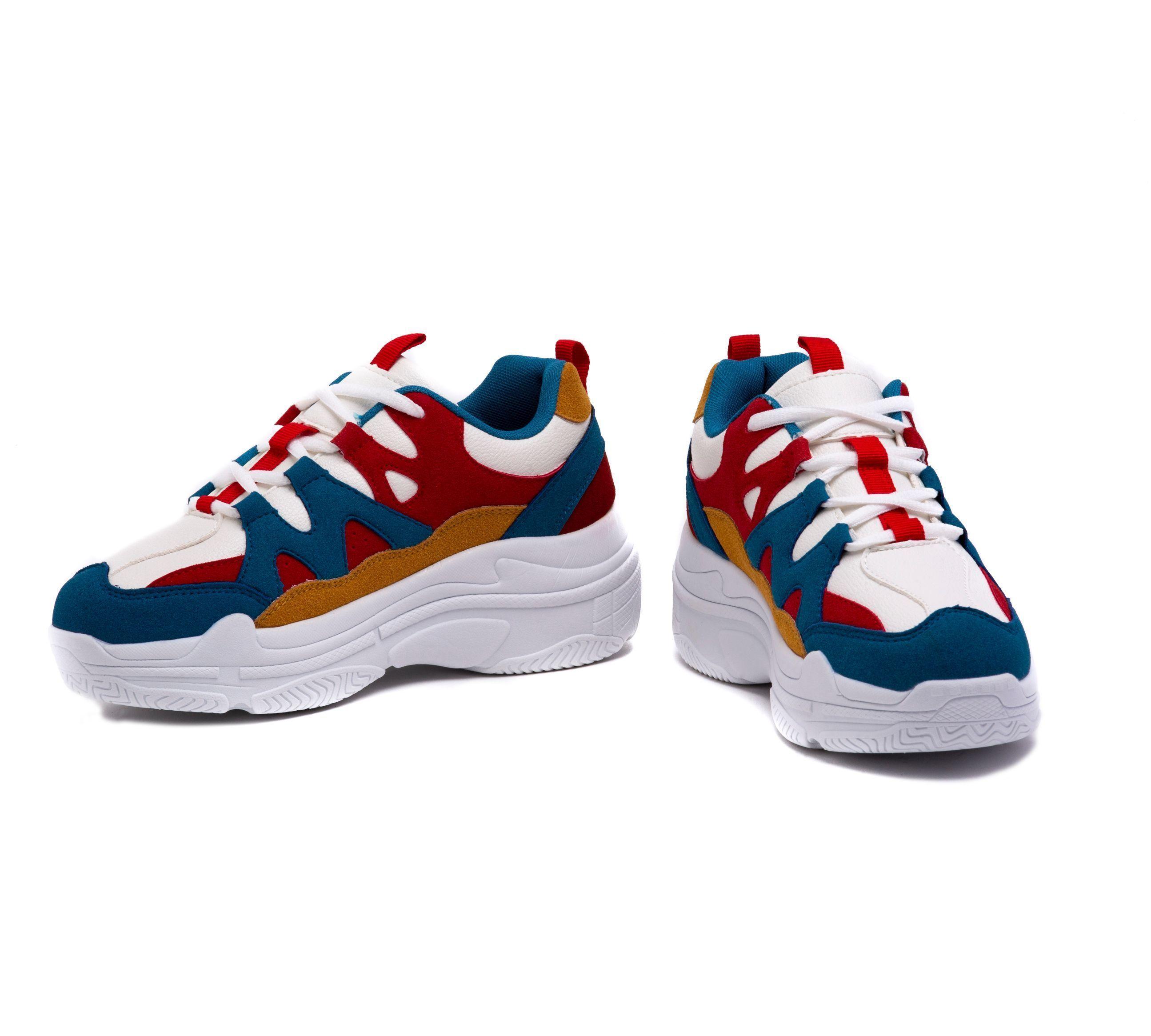 Zapatilla Sk Chunky 7634 Rojo-3