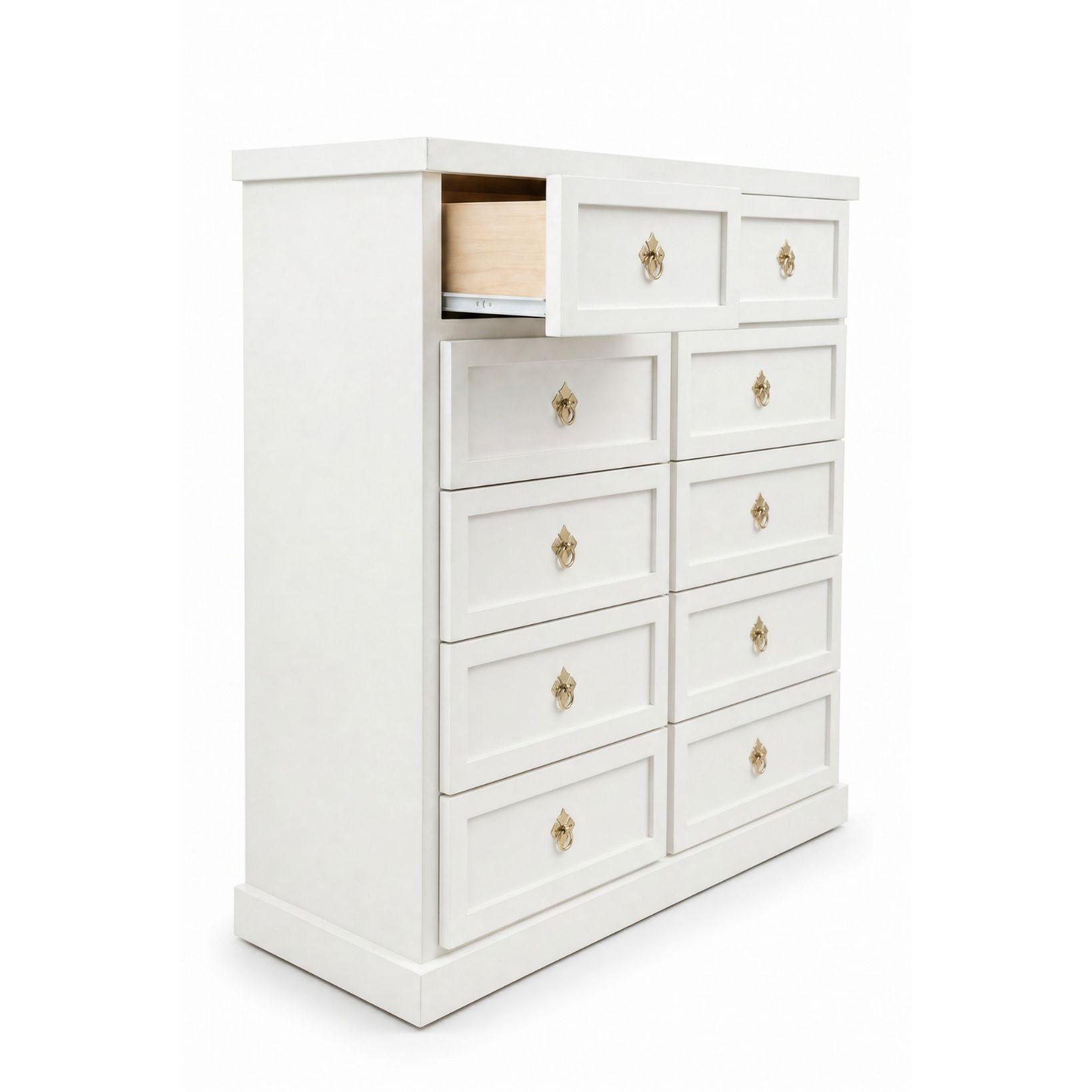 COMODA DE MADERA 11 CAJONES MUEBLES LORELEY-4