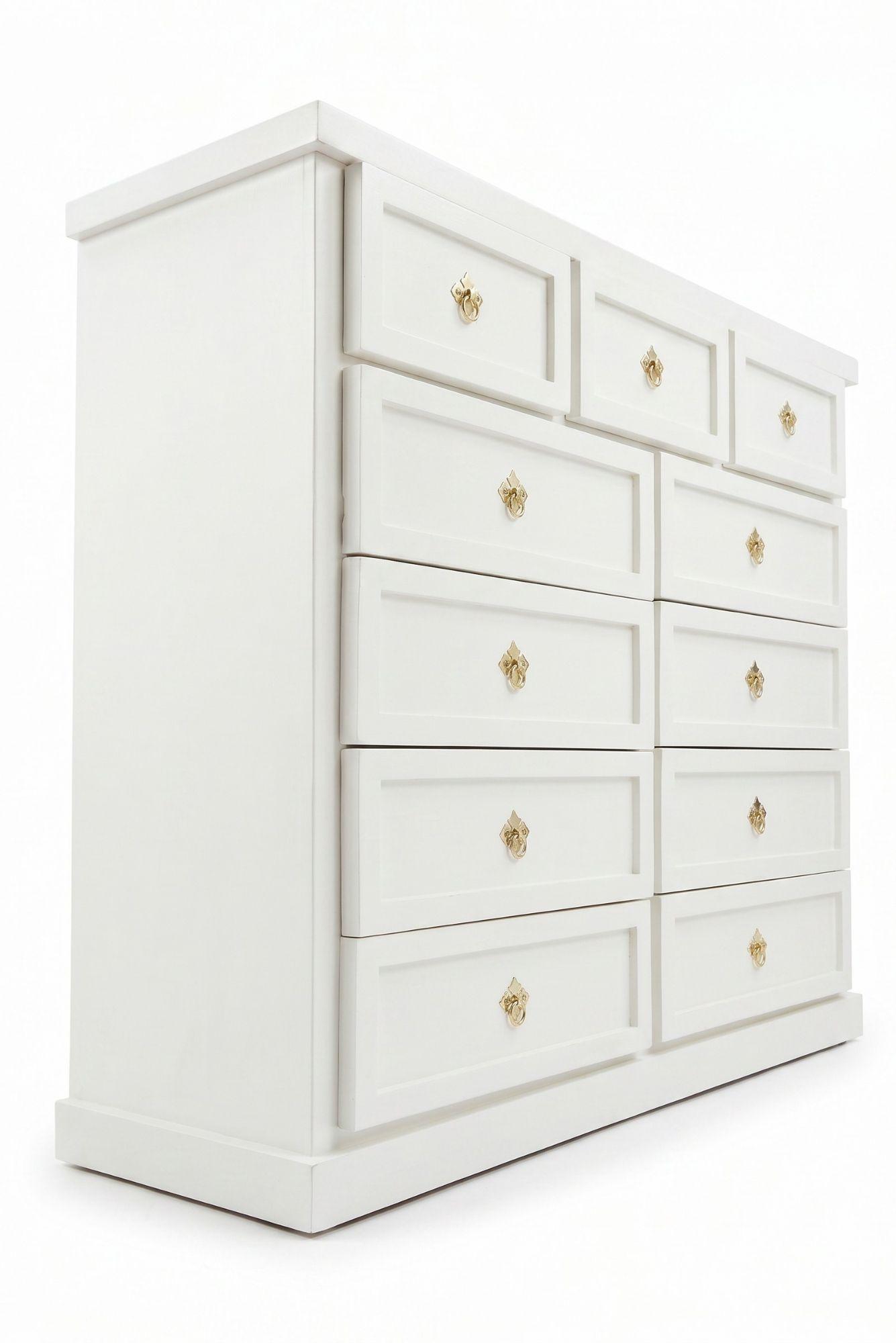COMODA DE MADERA 11 CAJONES MUEBLES LORELEY-5