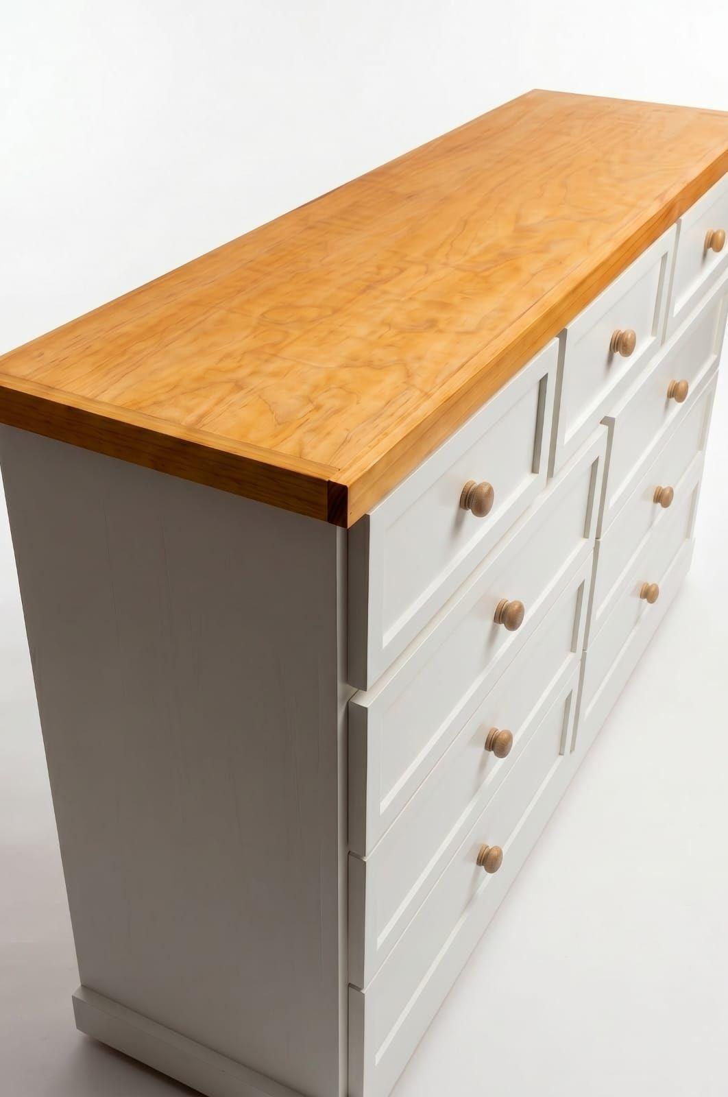 Comoda de madera 9 Cajones B Alerce Muebles Loreley-3