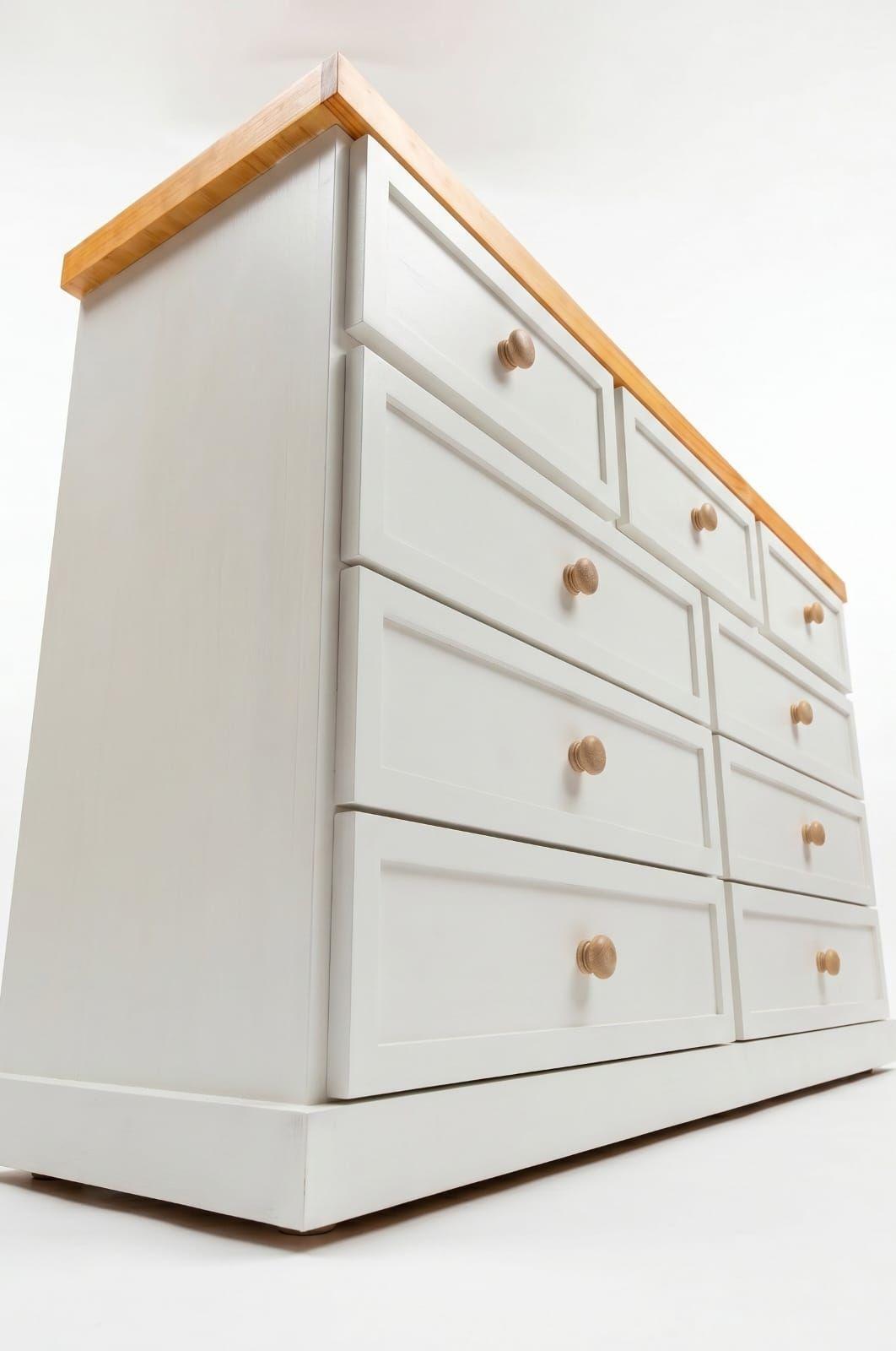Comoda de madera 9 Cajones B Alerce Muebles Loreley-4