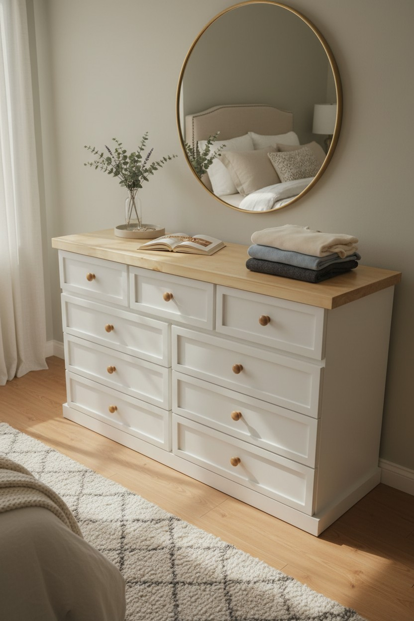 COMODA 9 CAJONES 150 ANCHO MUEBLES LORELEY-5
