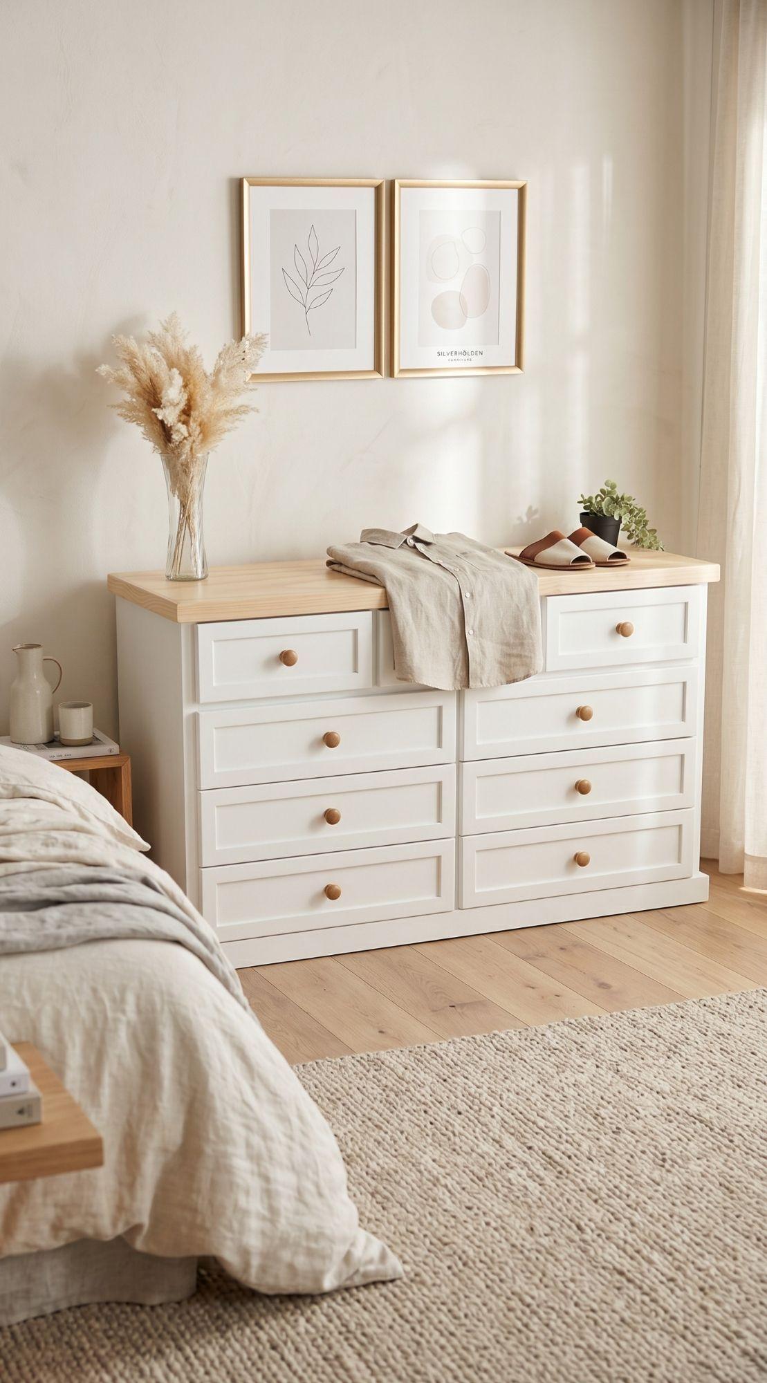 COMODA 9 CAJONES 150 ANCHO MUEBLES LORELEY-0