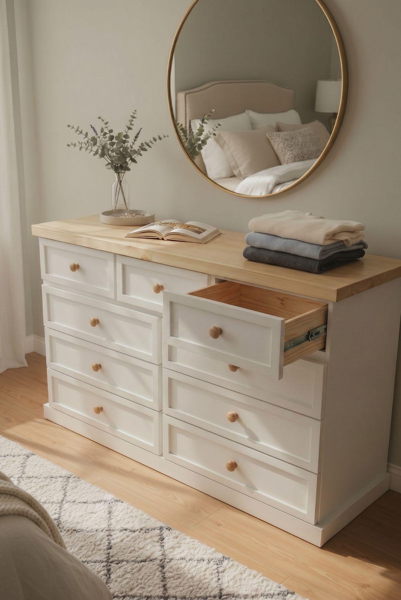 COMODA 9 CAJONES 150 ANCHO MUEBLES LORELEY-2
