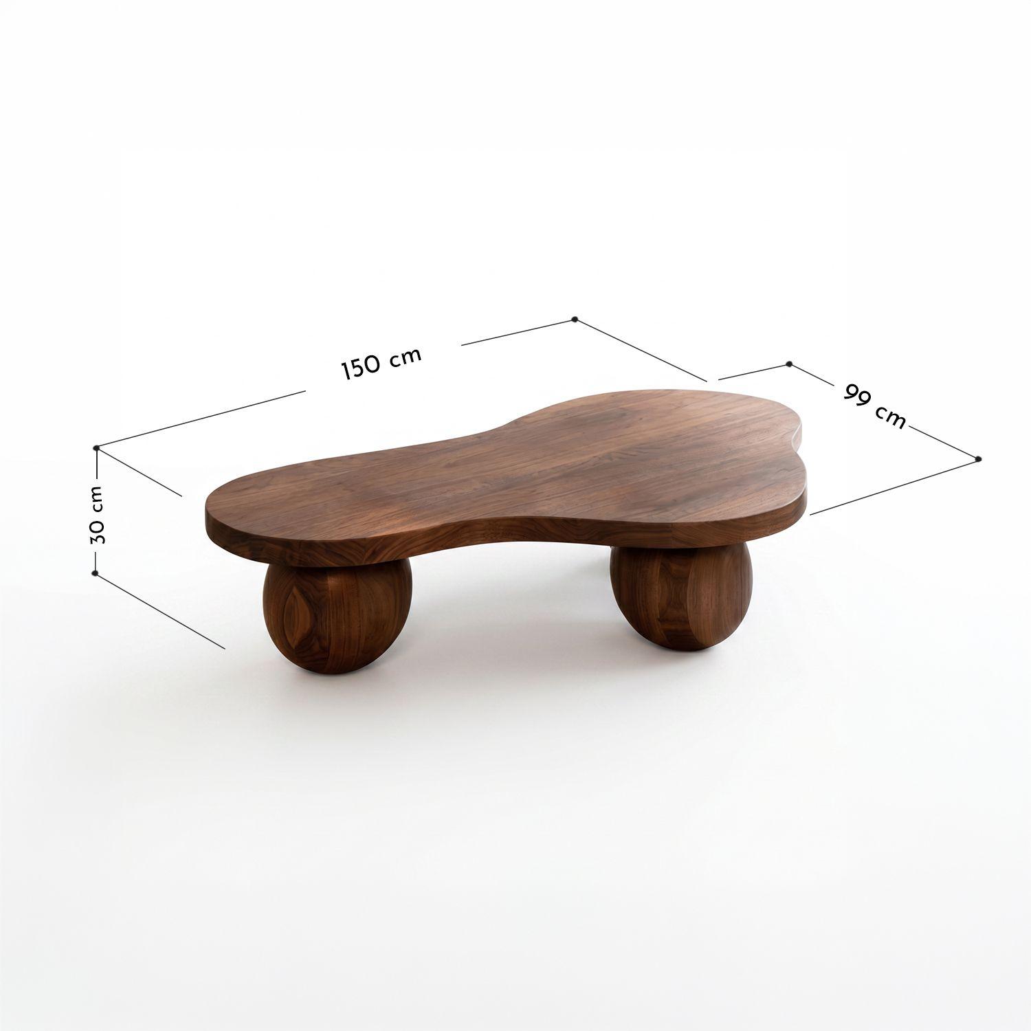 Mesa de Centro Nube Sphere de Madera-2