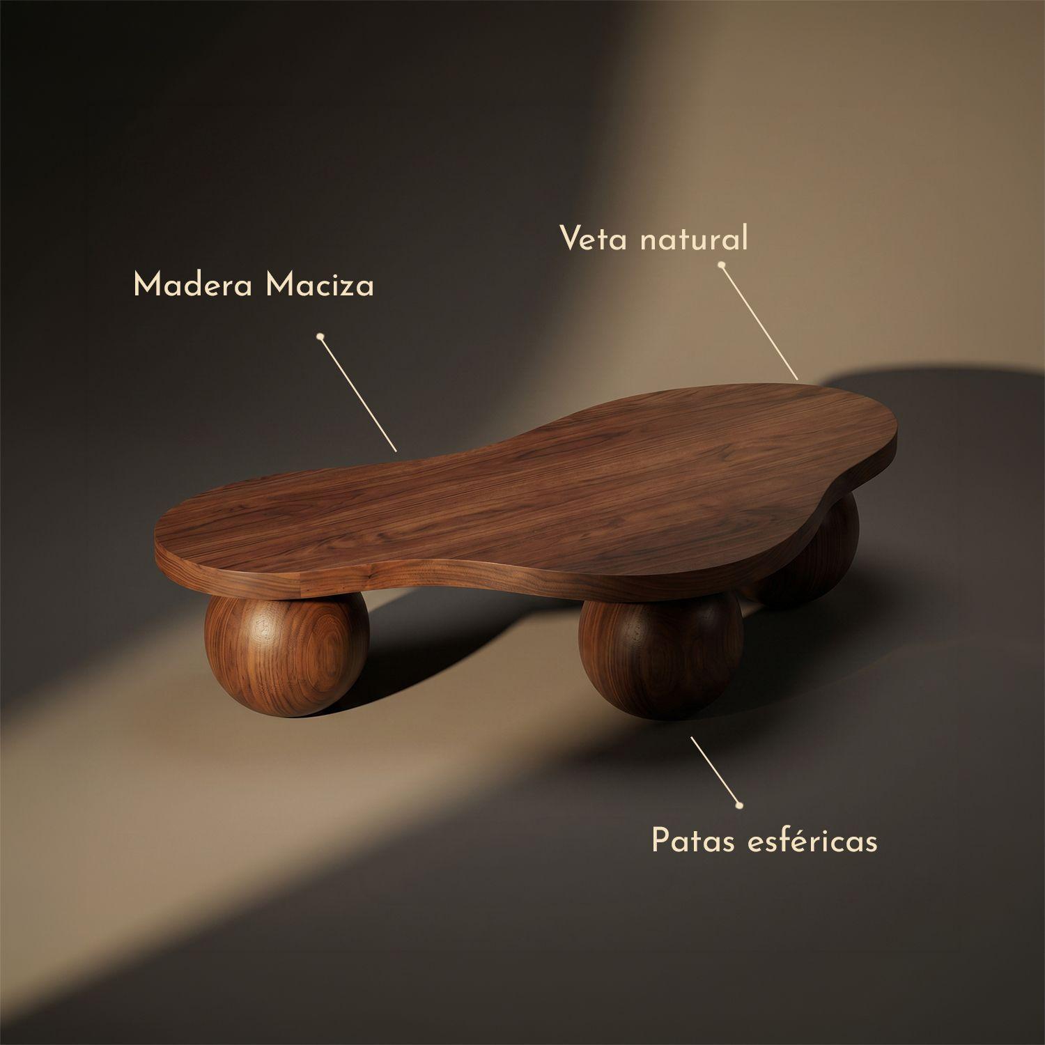 Mesa de Centro Nube Sphere de Madera-3