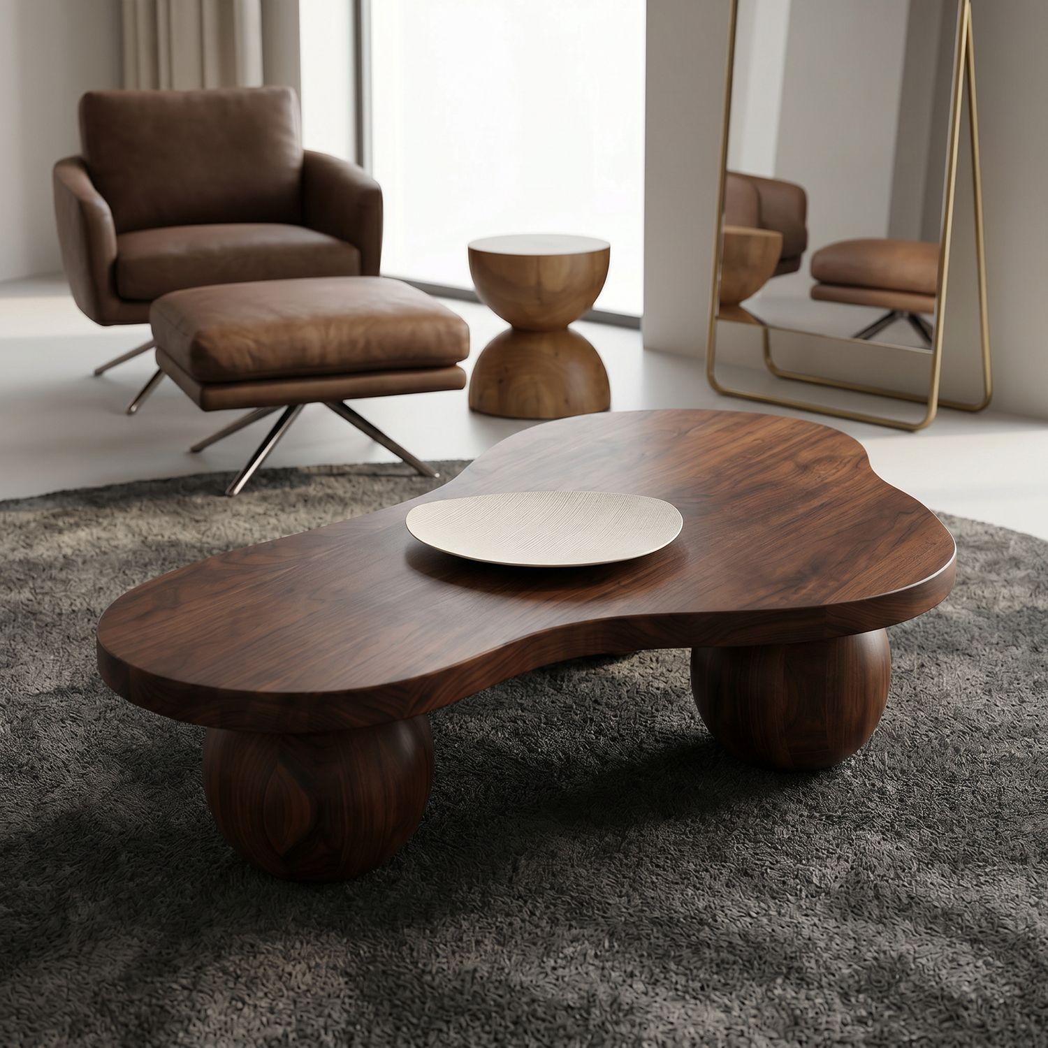 Mesa de Centro Nube Sphere de Madera-4