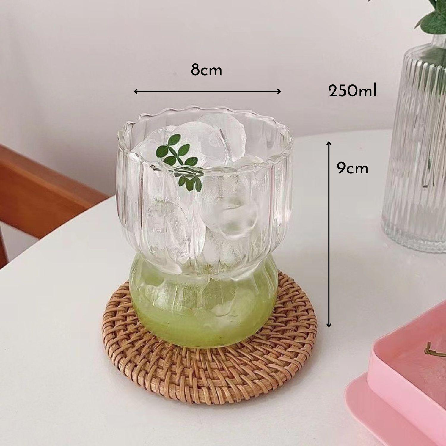Set 4 Vasos Anchos Lineas Vertical 250ml-7