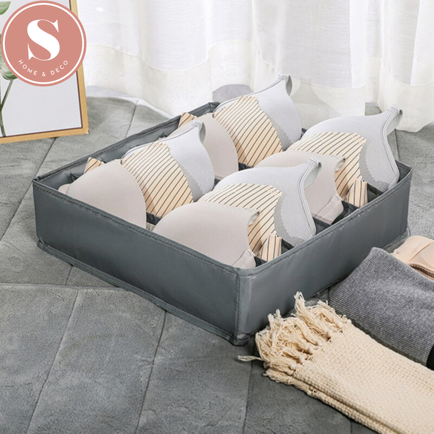 Organizador Cajones Closet de Ropa Interior Closet Plegable-6