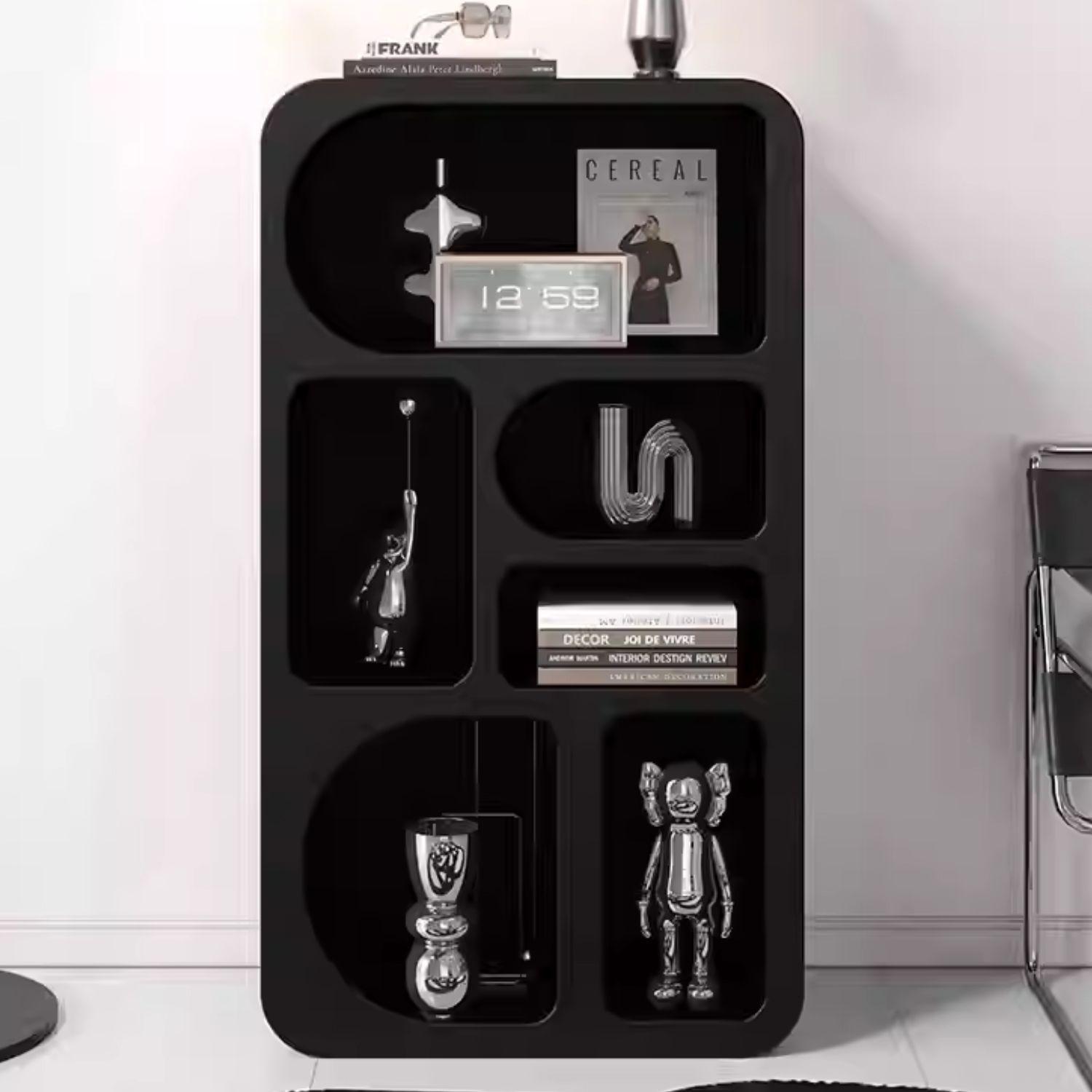 Aparador Organizador Geométrico Bogen Negro Mediano-5