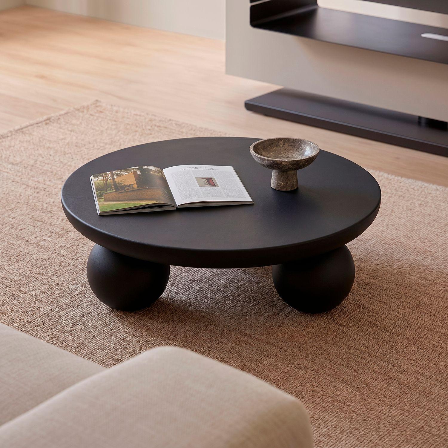 Mesa de Centro Orbis Madera Negra-4